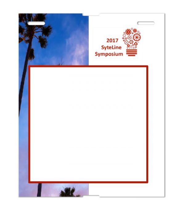 Fanfold Continuous Synthetic Paper Badge